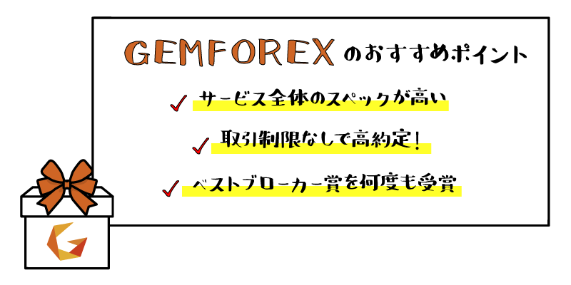 おすすめ②GemForex(ゲムフォレックス)のアイキャッチ画像